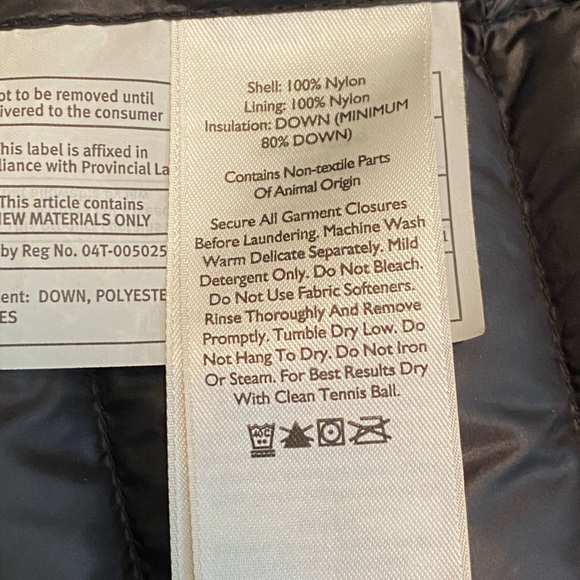 Eddie Bauer 650 Puffer down blend Vest Women's  XS Black - Picture 8 of 10